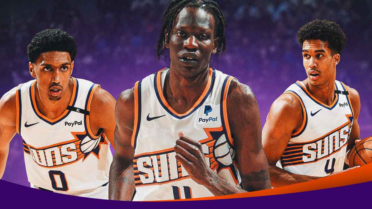 Suns' Ryan Dunn, Bol Bol, and Oso Ighodaro all hyped up, with question marks all over