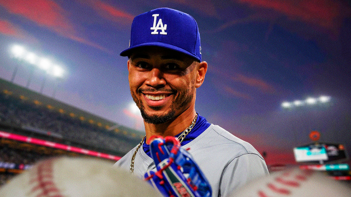 Mookie Betts in Dodgers uniform
