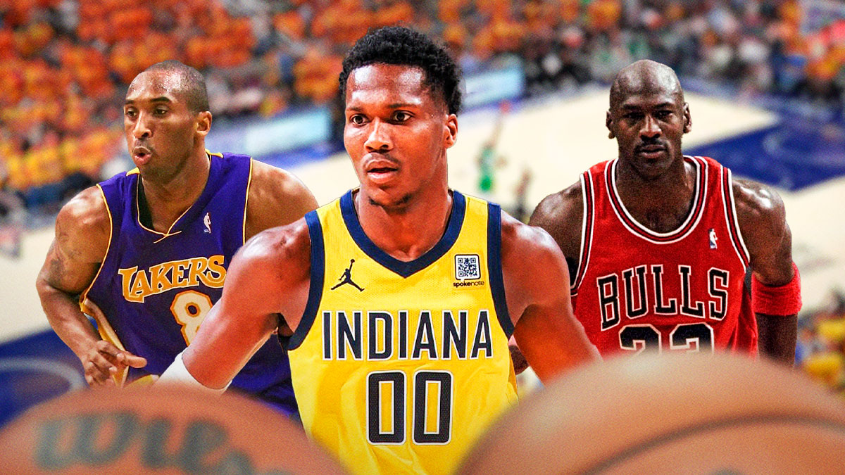 Bennedict Mathurin, Michael Jordan, and Kobe Bryant.