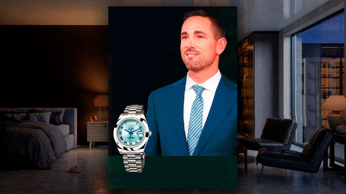 Matt LaFleur (Packers head coach) on a Rolex ad