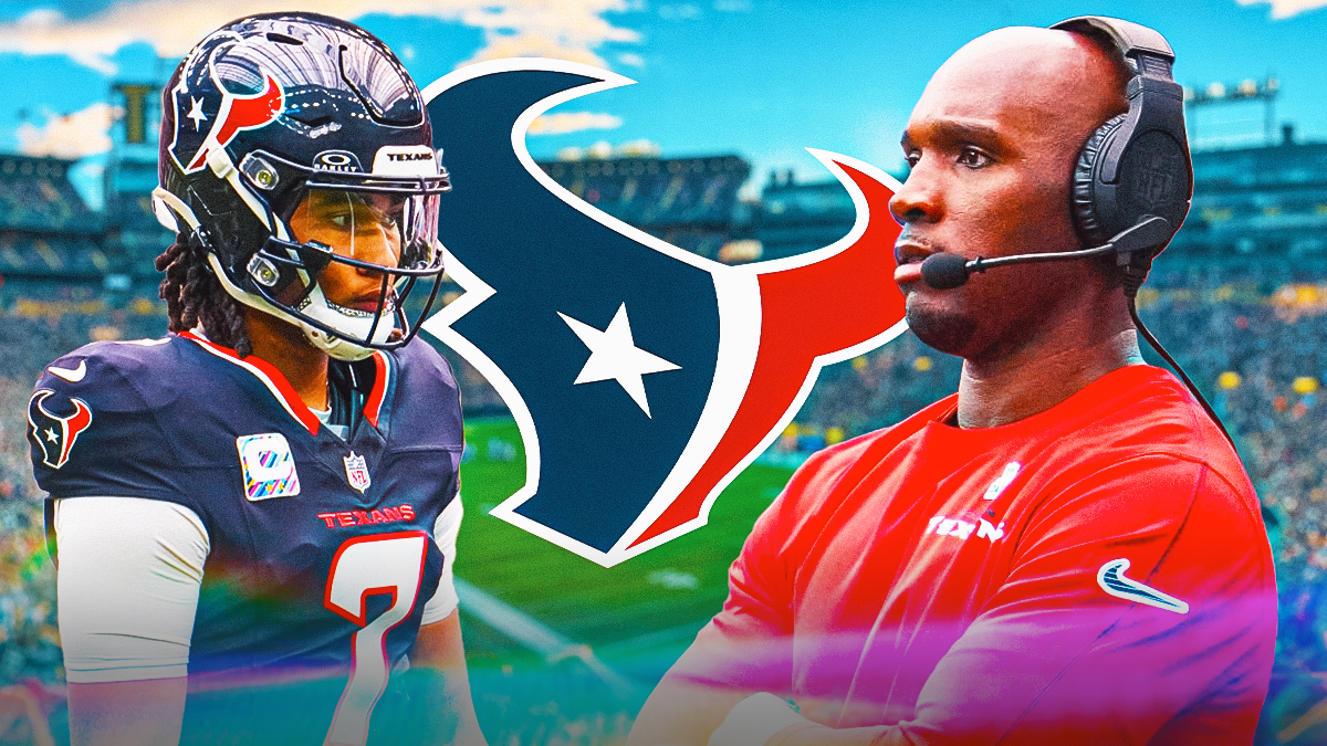 Texans' CJ Stroud and DeMeco Ryans looking upset