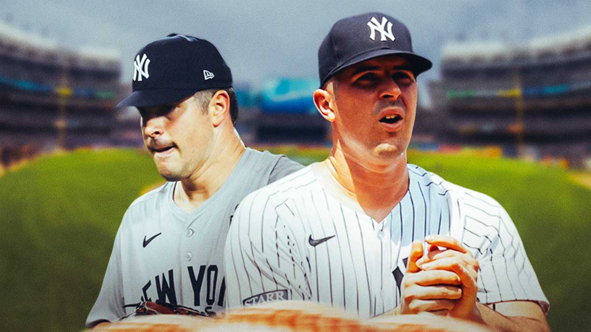 Carlos Rodon (Yankees) looking frustrated