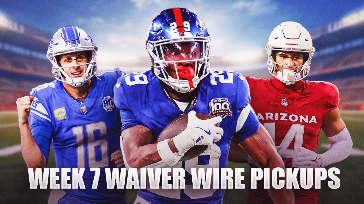 Week 7 waiver wire pickups