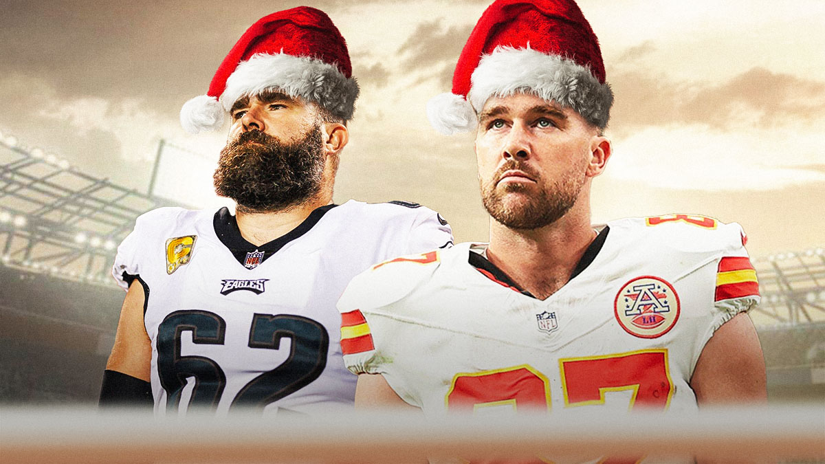 Travis Kelce Jason Kelce Kanasa City Chiefs Philadelphia Eagles