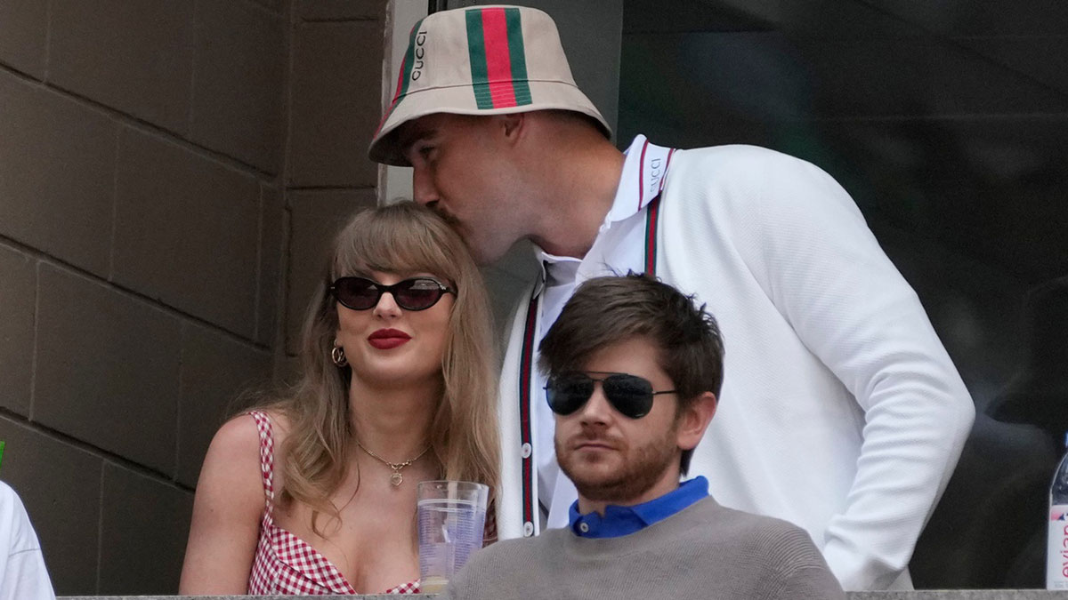 Travis Kelce and Taylor Swift at US Open