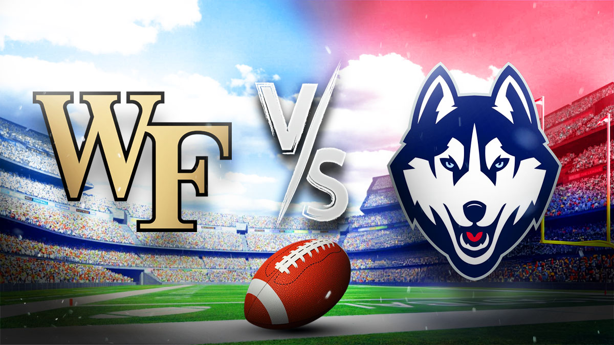 Wake Forest UConn prediction, college football odds