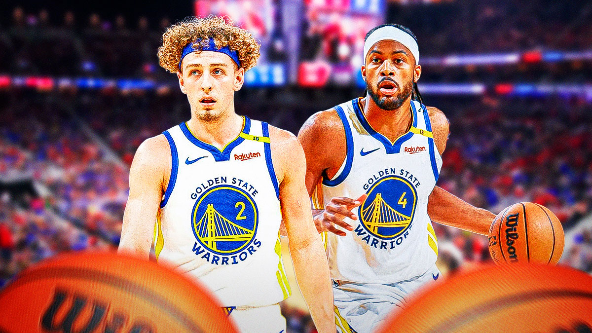 Brandin Podziemski’s hyped reaction to Warriors’ Moses Moody outing vs. Lakers
