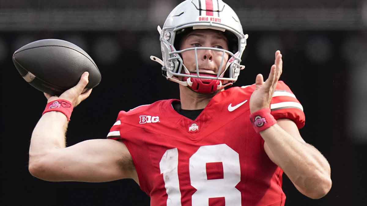 Thanks to his wide receivers racking up significant yards after the catch, Ohio State quarterback Will Howard has averaged 10.7 yards per pass attempt.