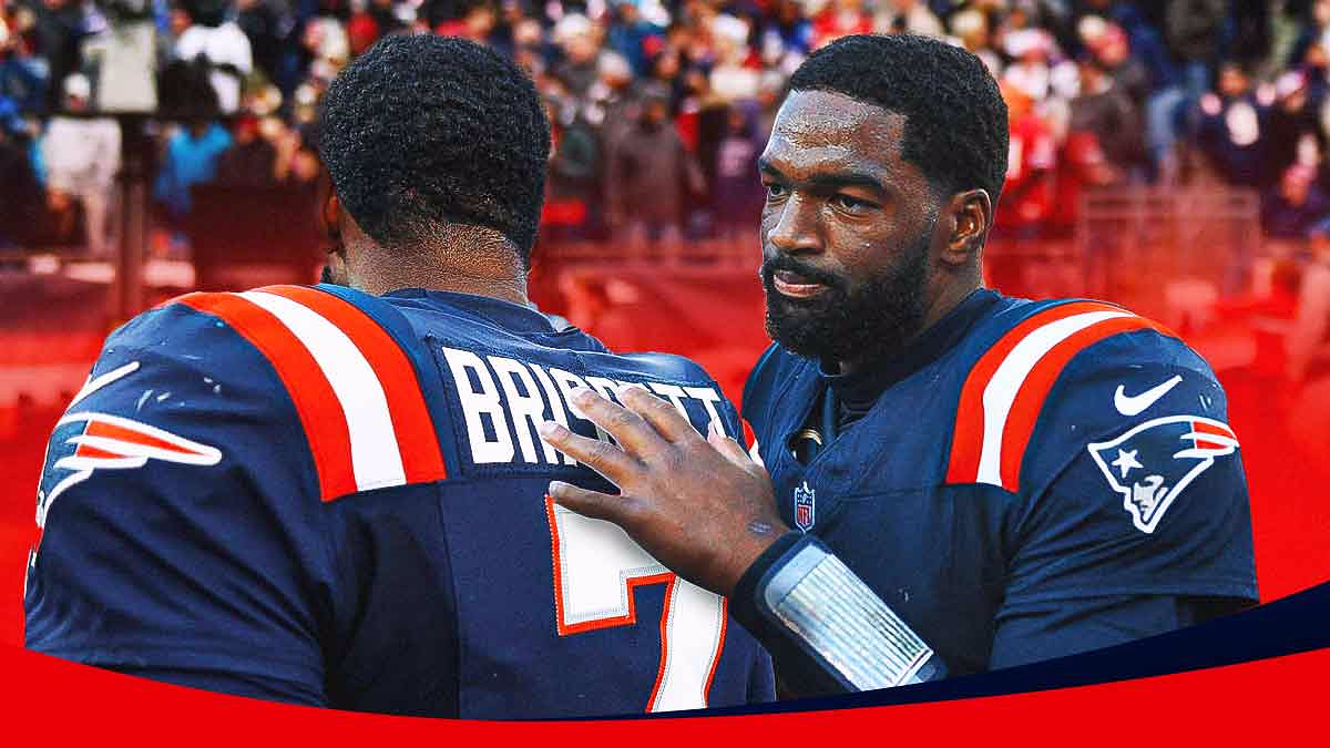 Jacoby Brissett pats himself on the back