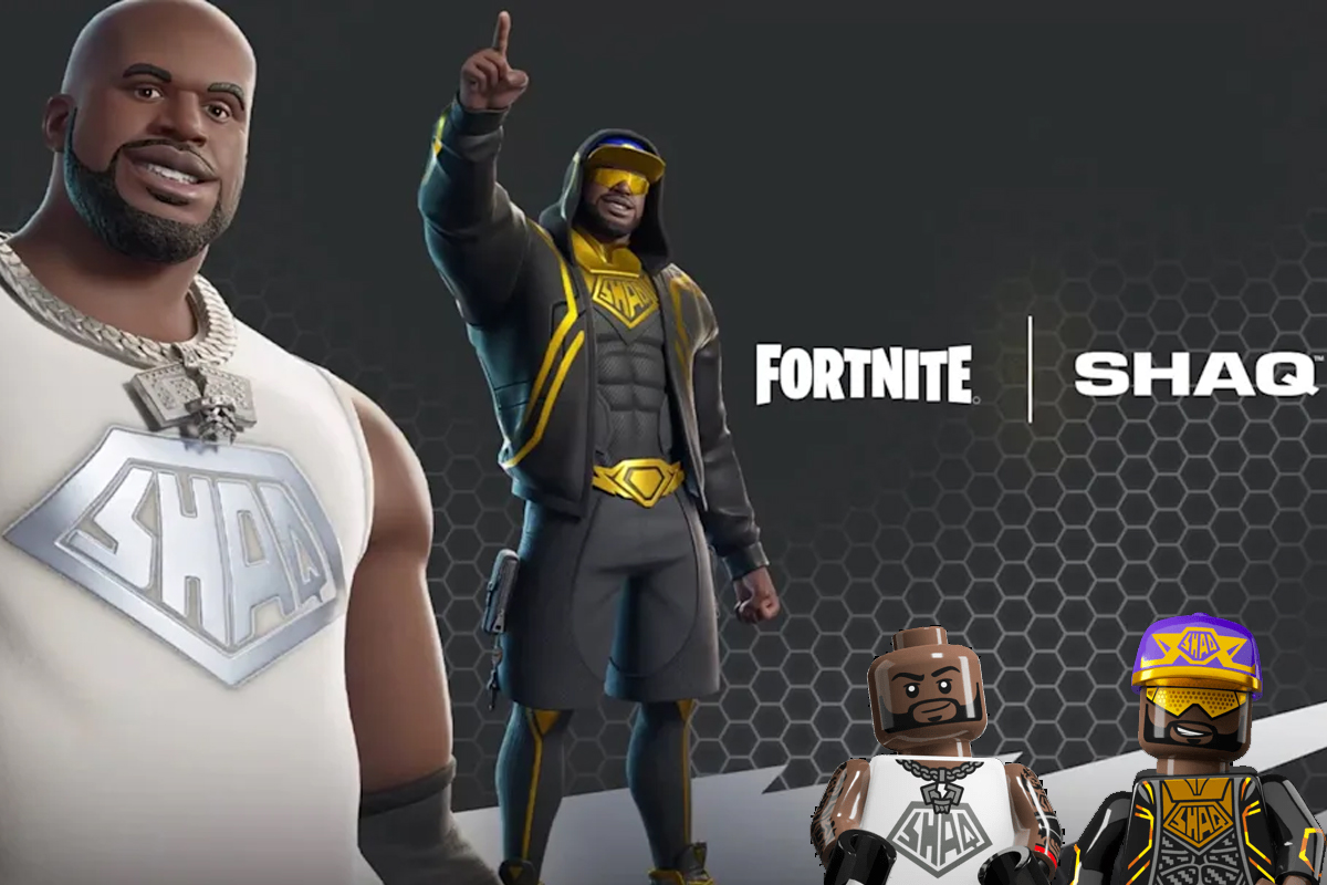 All Super Shaq & DJ Diesel Outfits, Emotes, Wraps, Back Blings, and Pickaxes in Fortnite