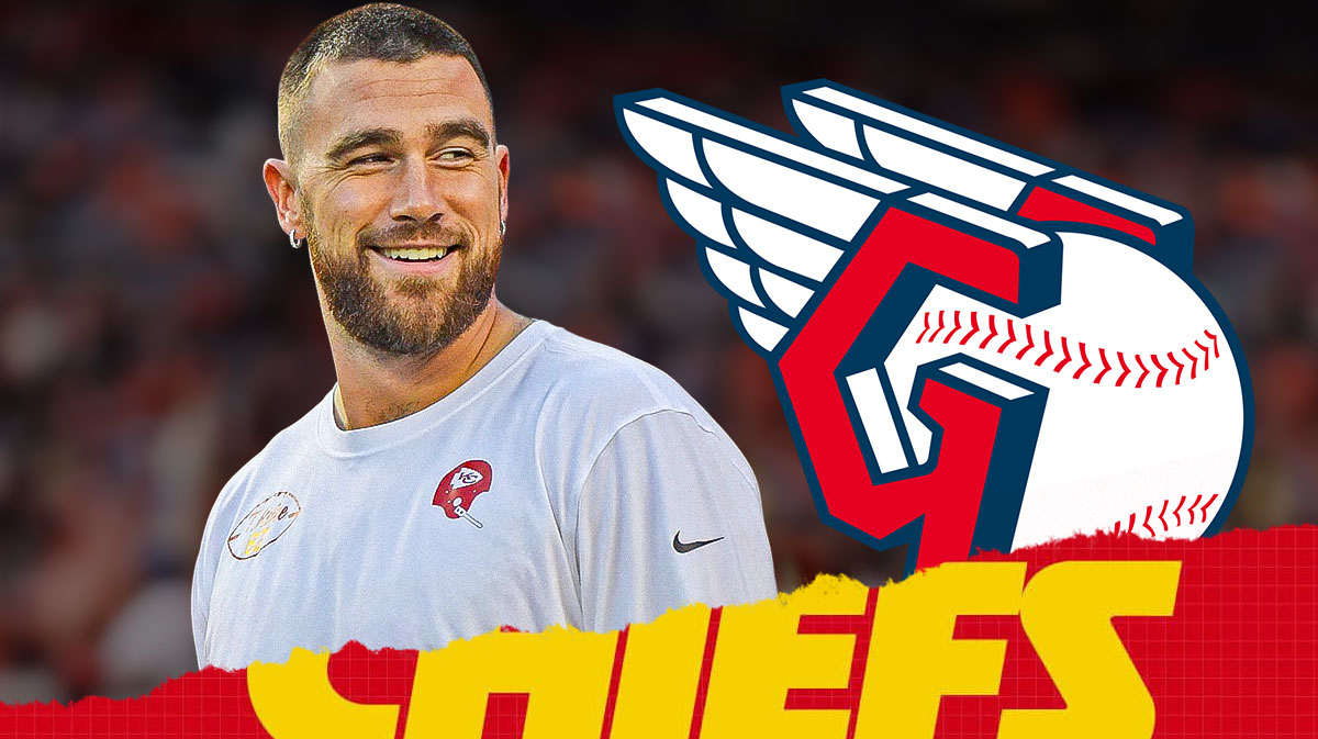 Travis Kelce's wild reaction to Guardians' miracle win vs. Yankees goes