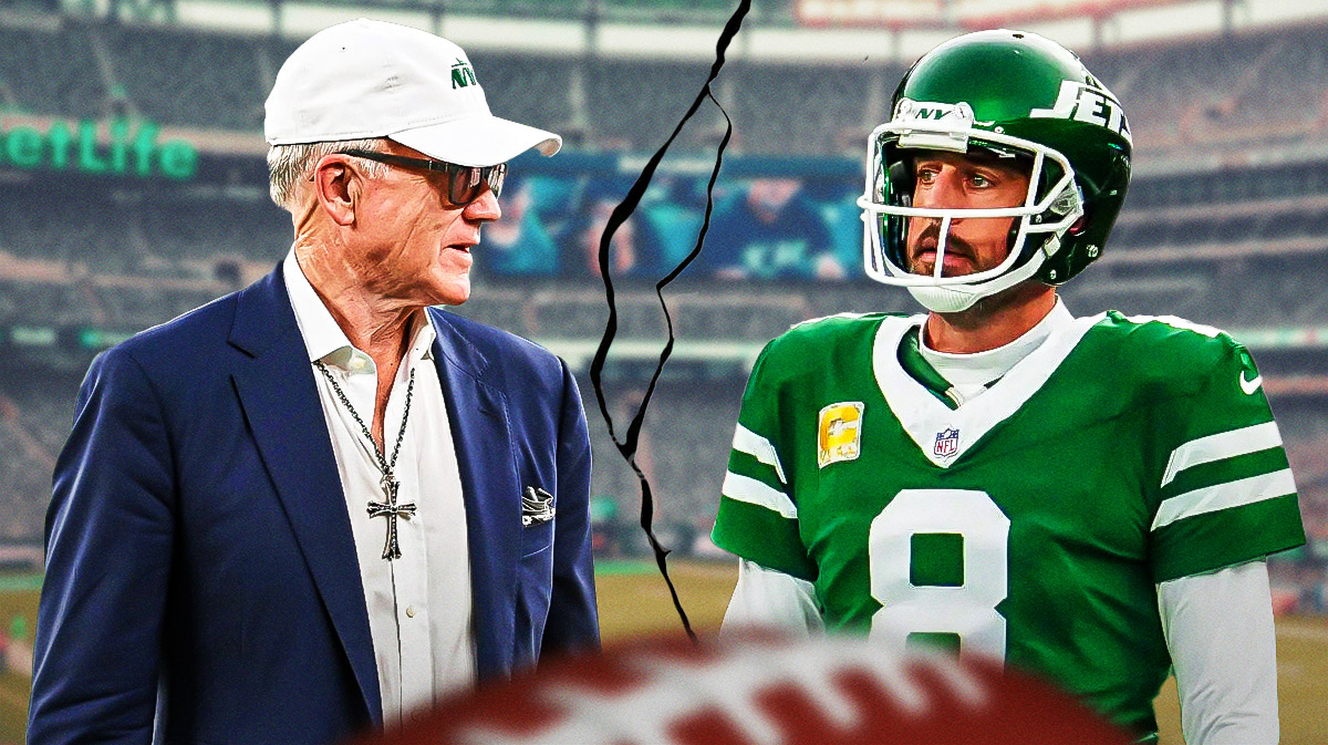 New York Jets owner Woody Johnson and quarterback Aaron Rodgers