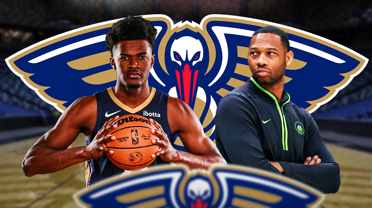 Yves Missi, Willie Green, Pelicans logo