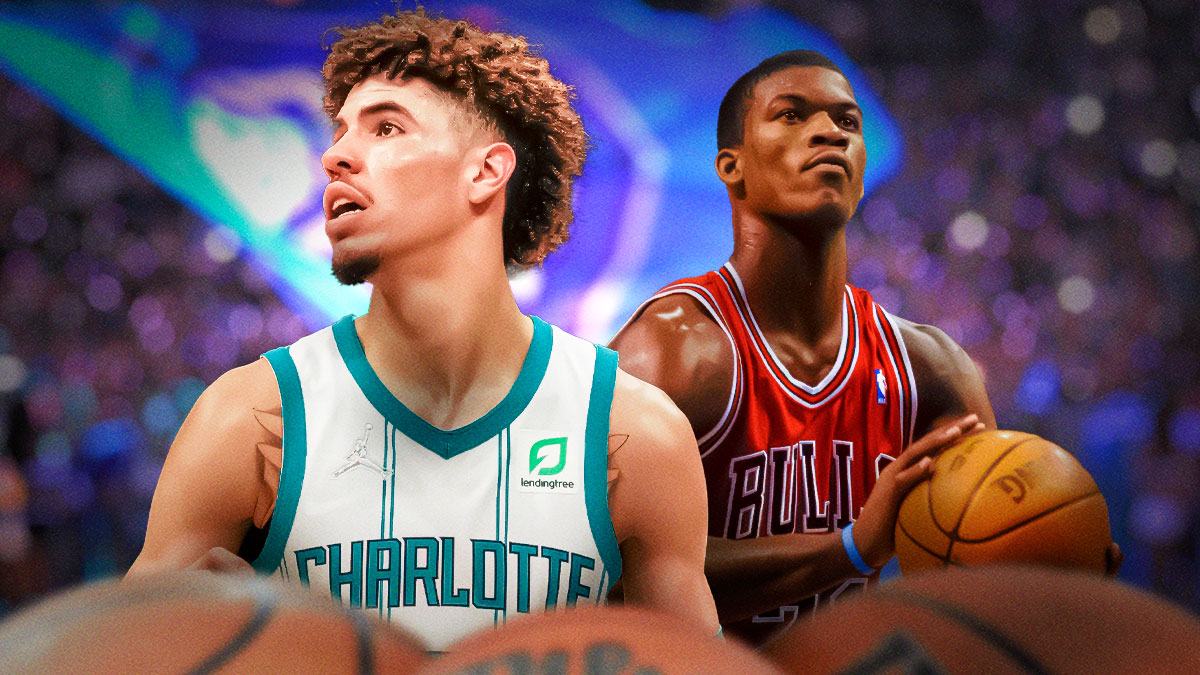 LaMelo Ball and Jimmy Butler.