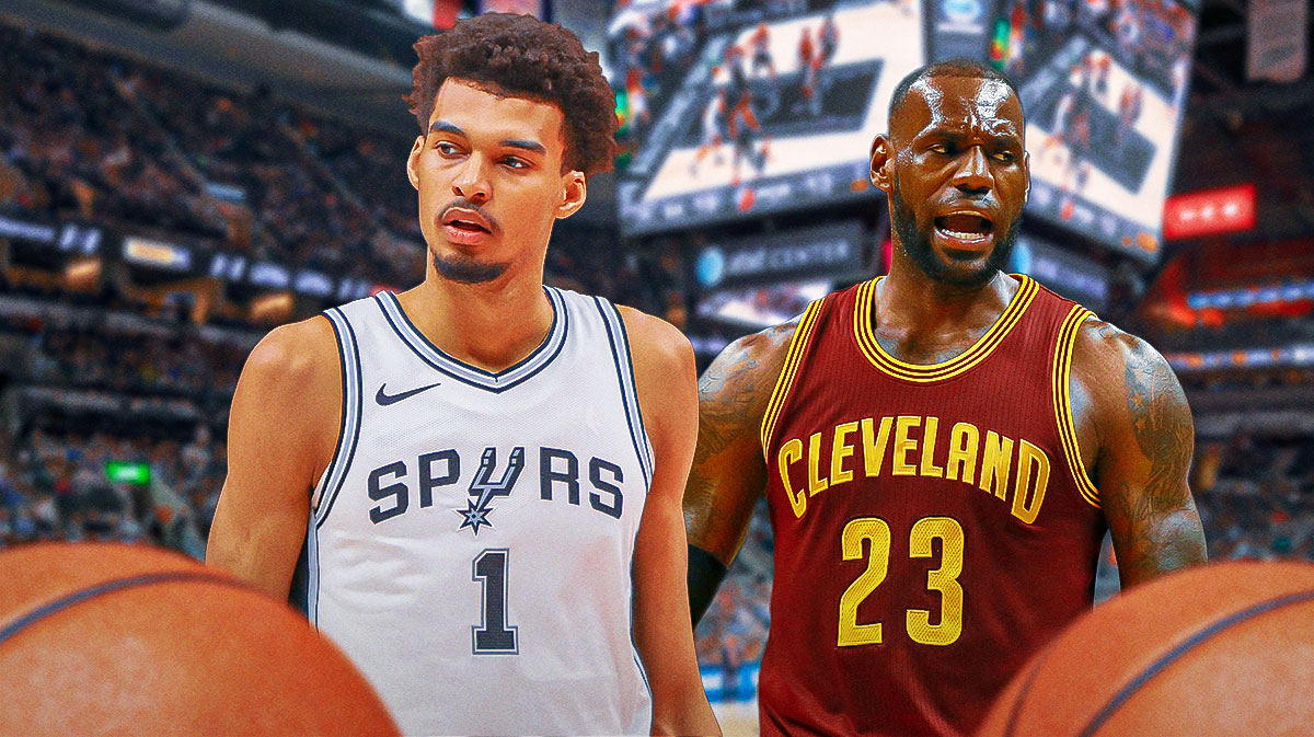 Victor Wembanyama and LeBron James