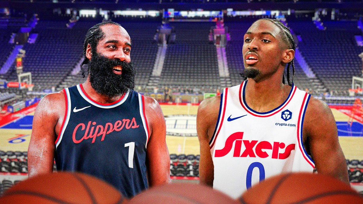 Clippers' James Harden and 76ers' Tyrese Maxey