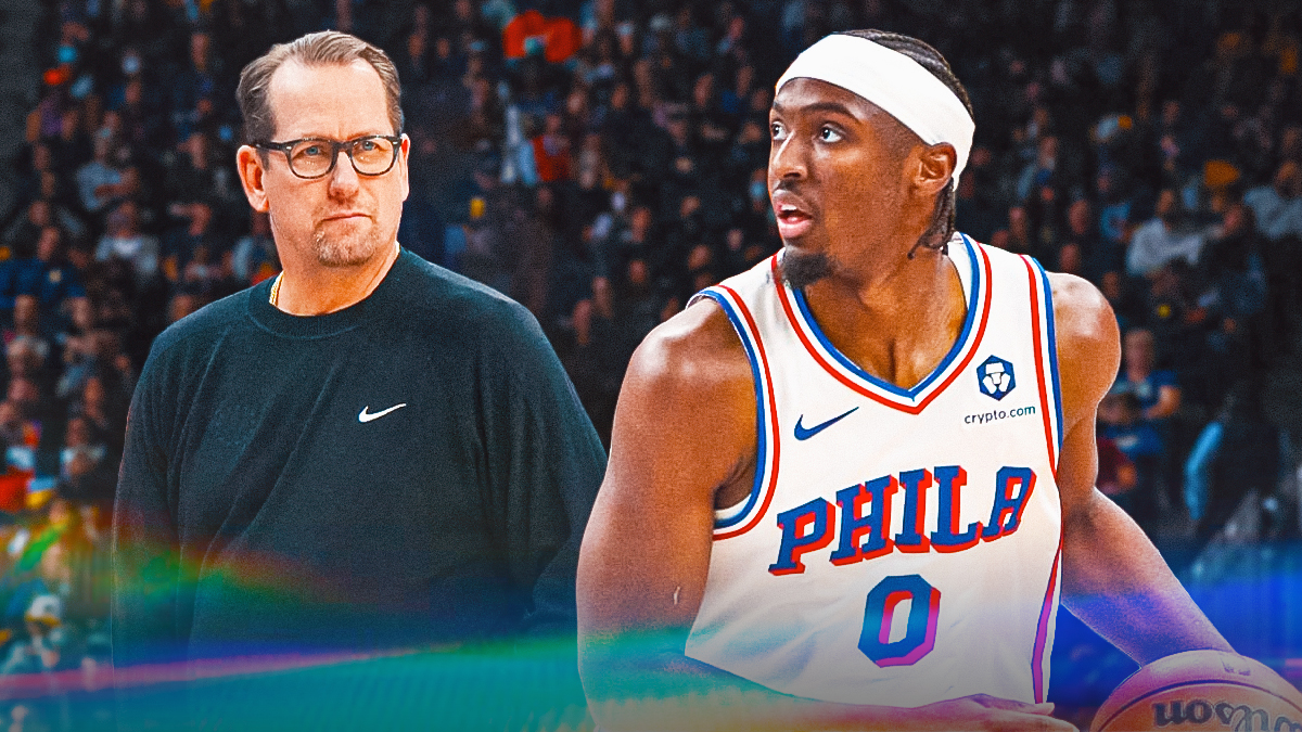 76ers' Nick Nurse and Tyrese Maxey