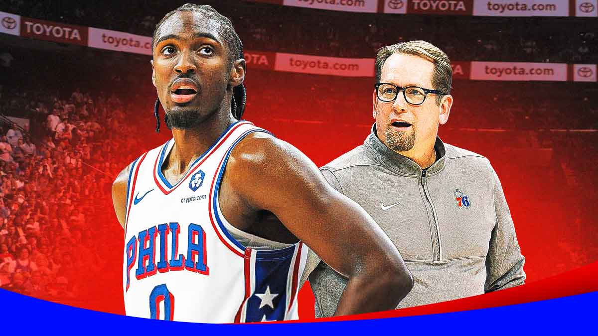 76ers' Tyrese Maxey and Nick Nurse