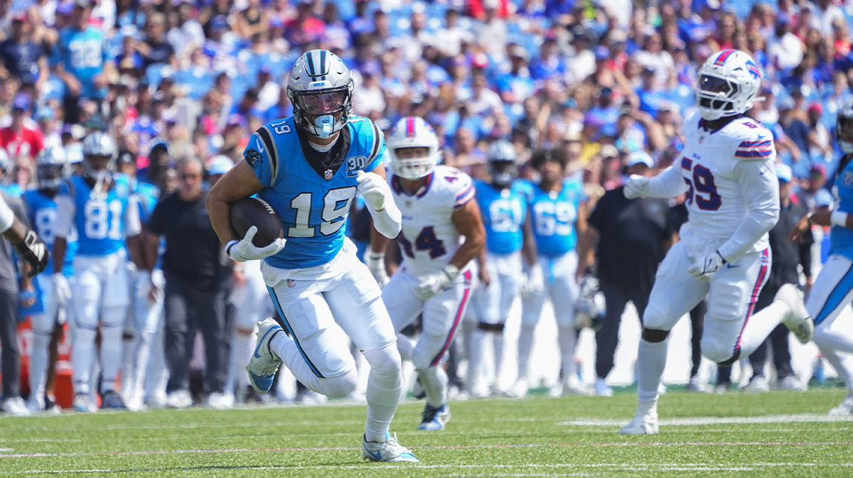 Adam Thielen des Panthers et Jonathon Brooks exclus pour le match contre les Saints