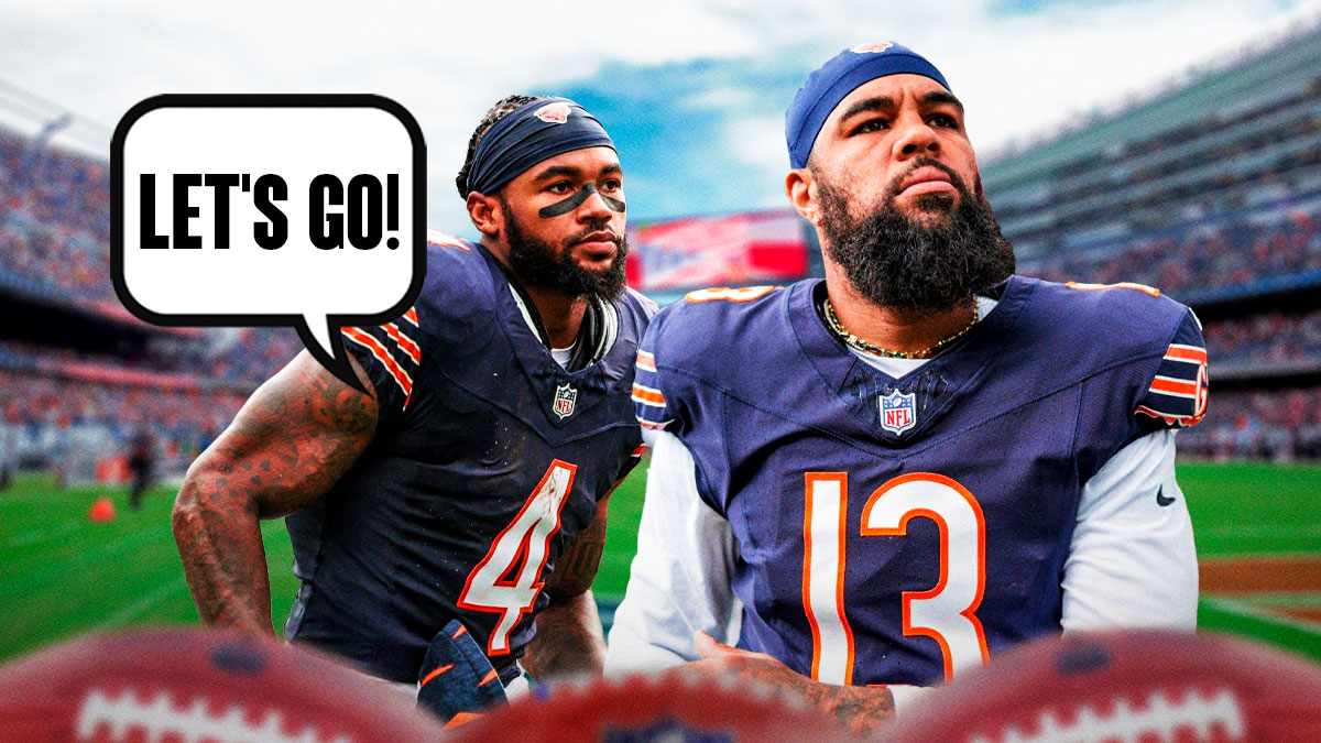 Chicago Bears offensive weapons D'Andre Swift and Keenan Allen