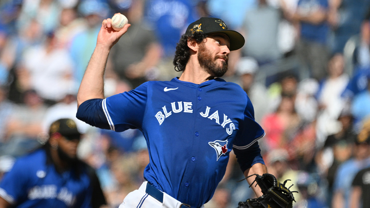 May 19, 2024; Toronto, Ontario, CAN; Toronto Blue Jays relief pitcher Jordan Romano (68) delivers a pitch against the Tampa Bay Rays in the ninth inning at Rogers Centre. Mandatory Credit: Dan Hamilton-Imagn Images