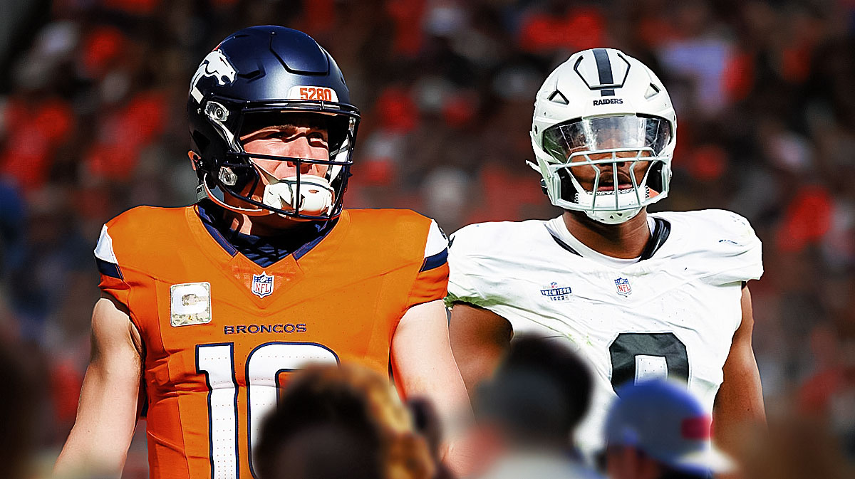 Broncos QB Bo Nix, Raiders DE Tyree Wilson
