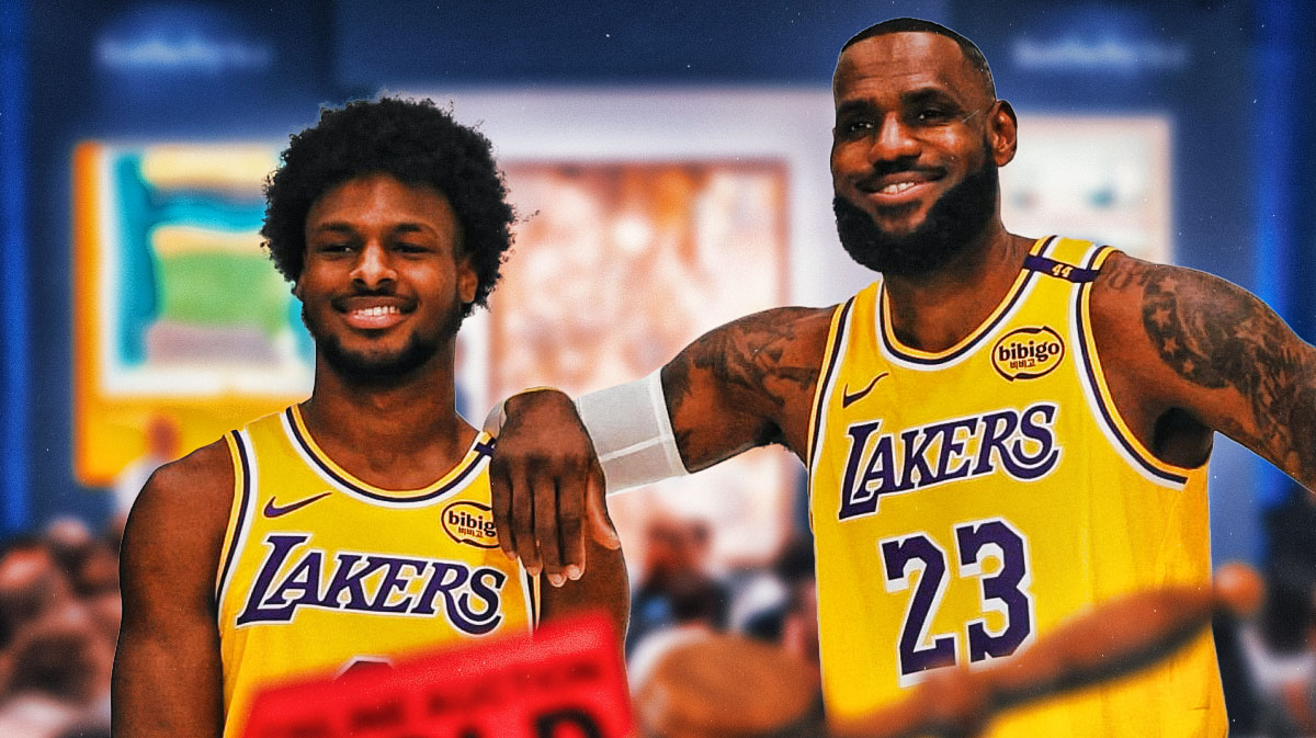 lebron and bronny jerseys, LeBron James, Bronny James