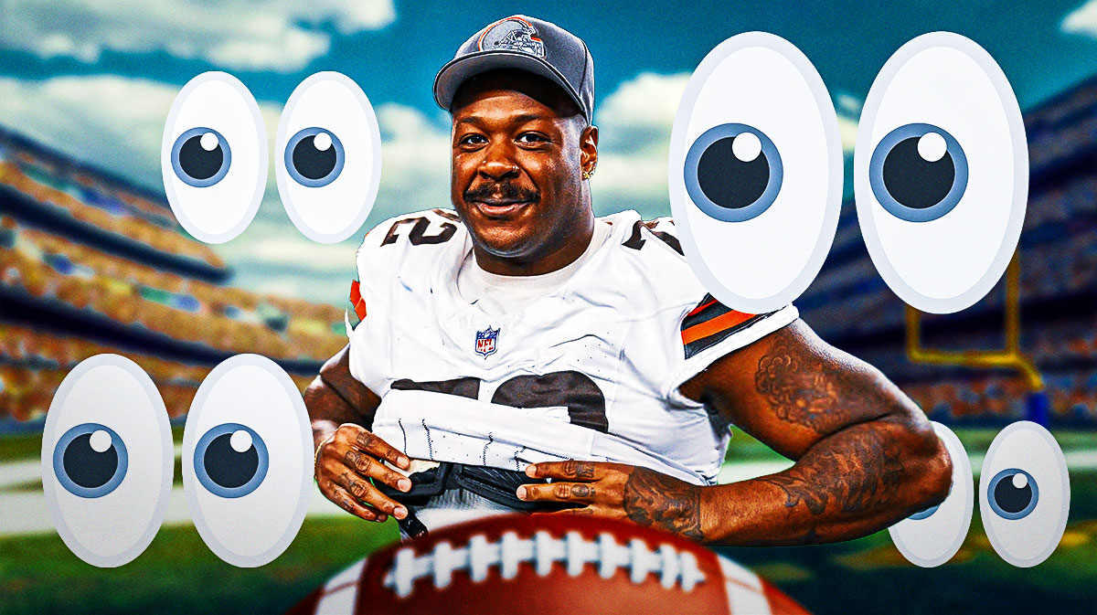 Quinton Jefferson with a bunch of the big eyes emojis in the background