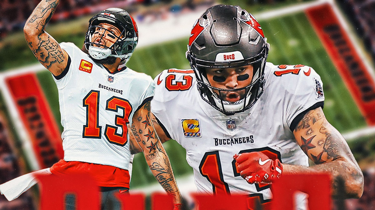 Mike Evans in Buccaneers jersey.