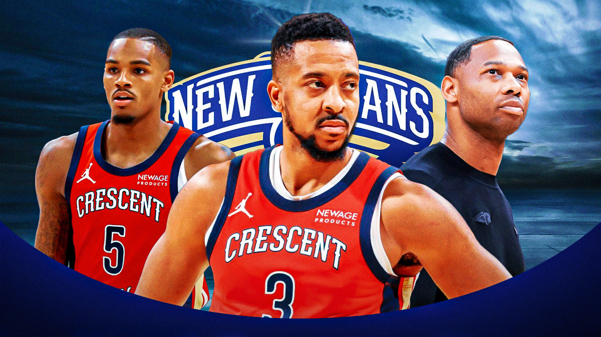 CJ McCollum, Dejounte Murray, turning on Willie Green, Pelicans logo