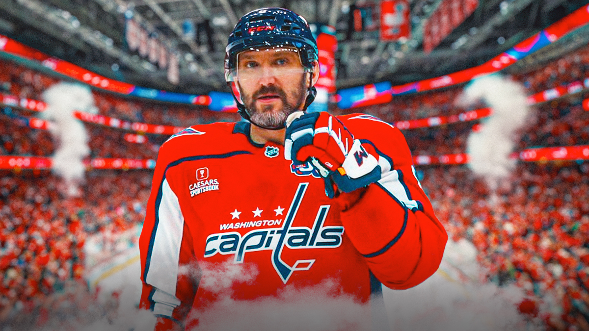 Capitals star Alex Ovechkin suffers an injury against the Utah Hockey Club.