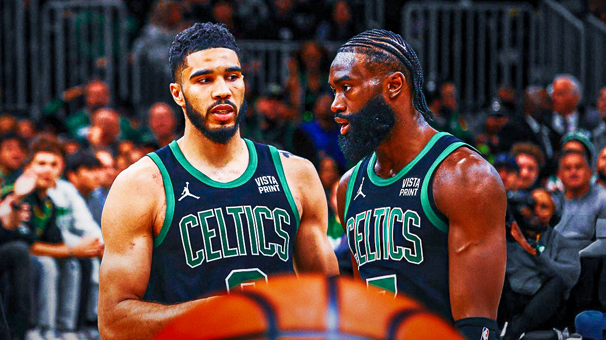 Jaylen Brown and Jayson Tatum