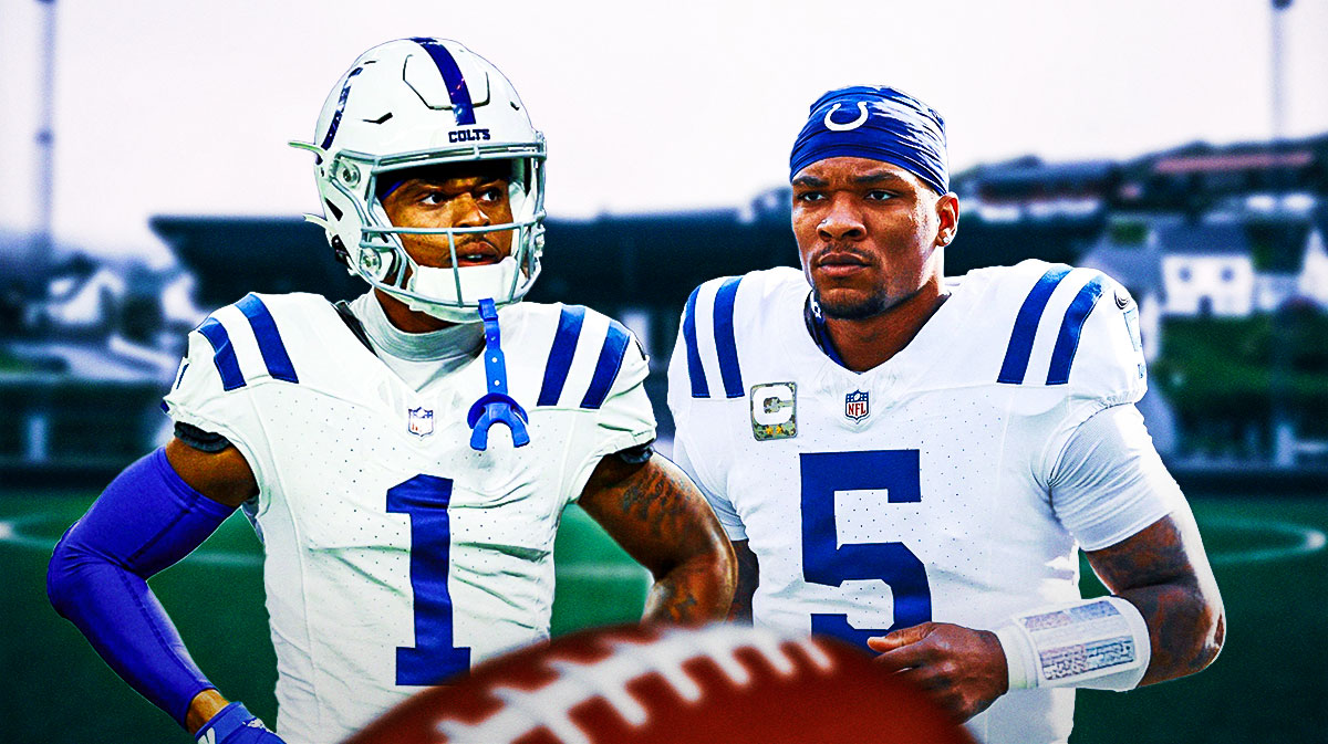 Josh Downs and Anthony Richardson.