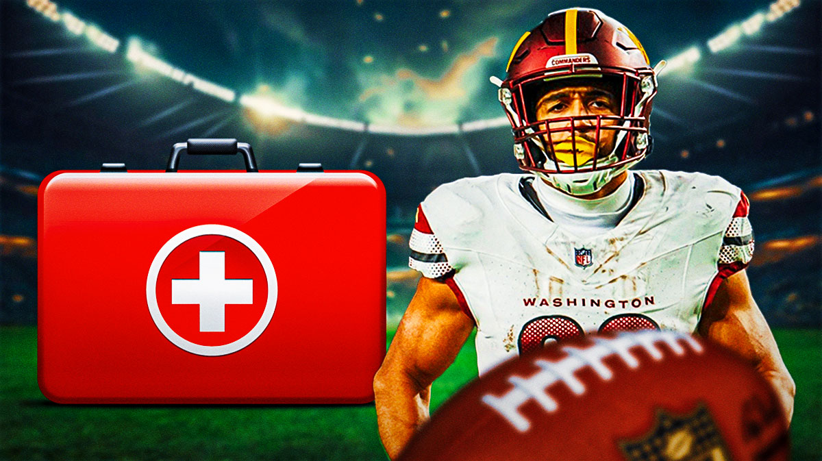 Austin Ekeler with a first aid kit.