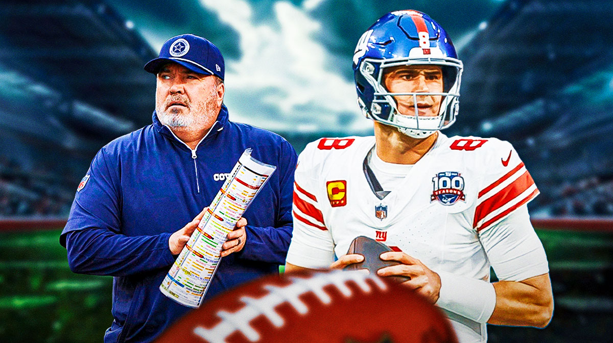 Giants Daniel Jones with Cowboys Mike McCarthy