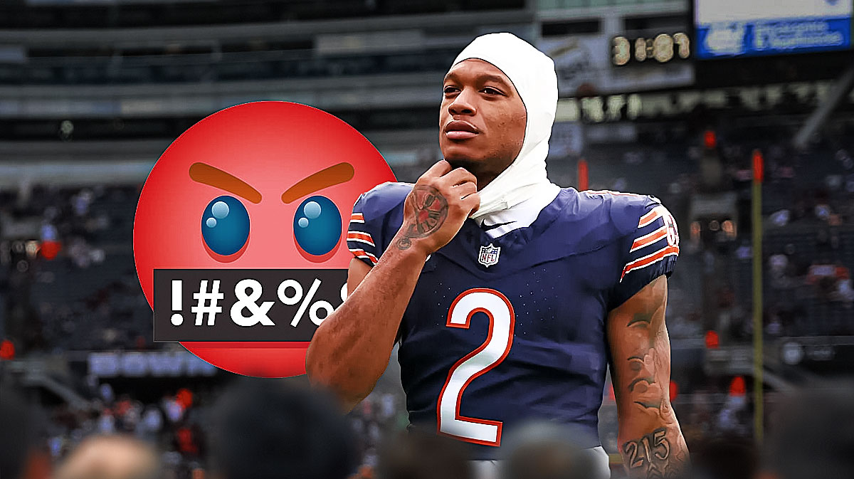 DJ Moore used a vulgarity in explaining the Bears' failed final drive against the Lions.