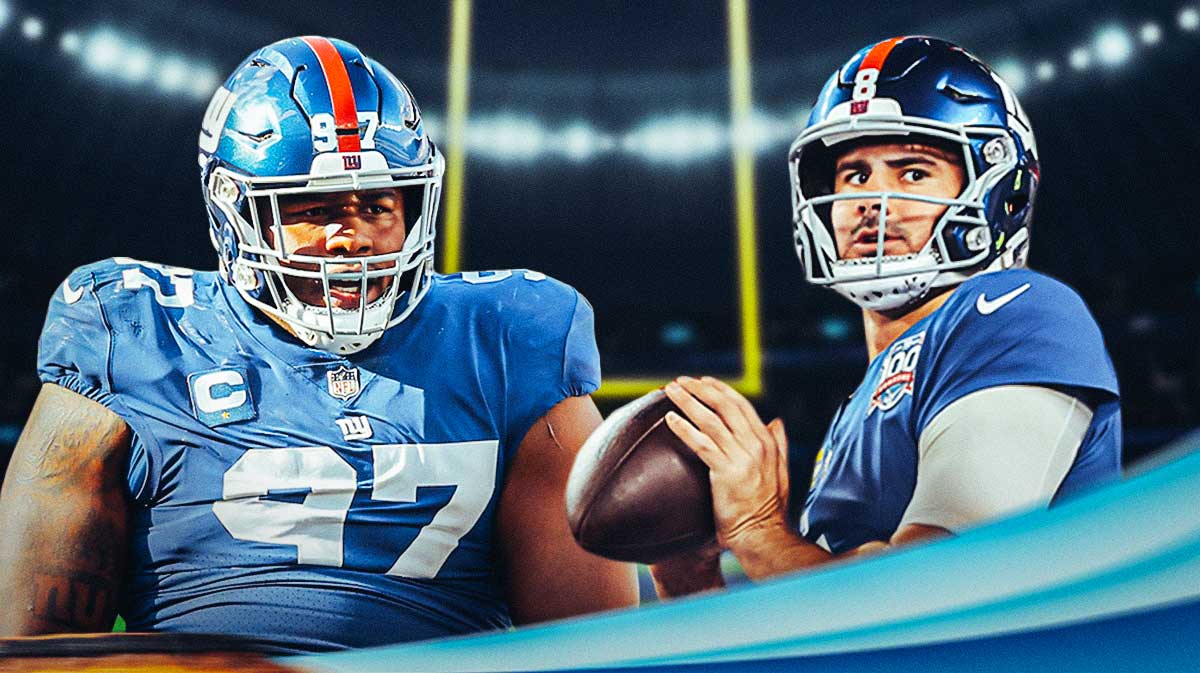Giants' Dexter Lawrence & Daniel Jones