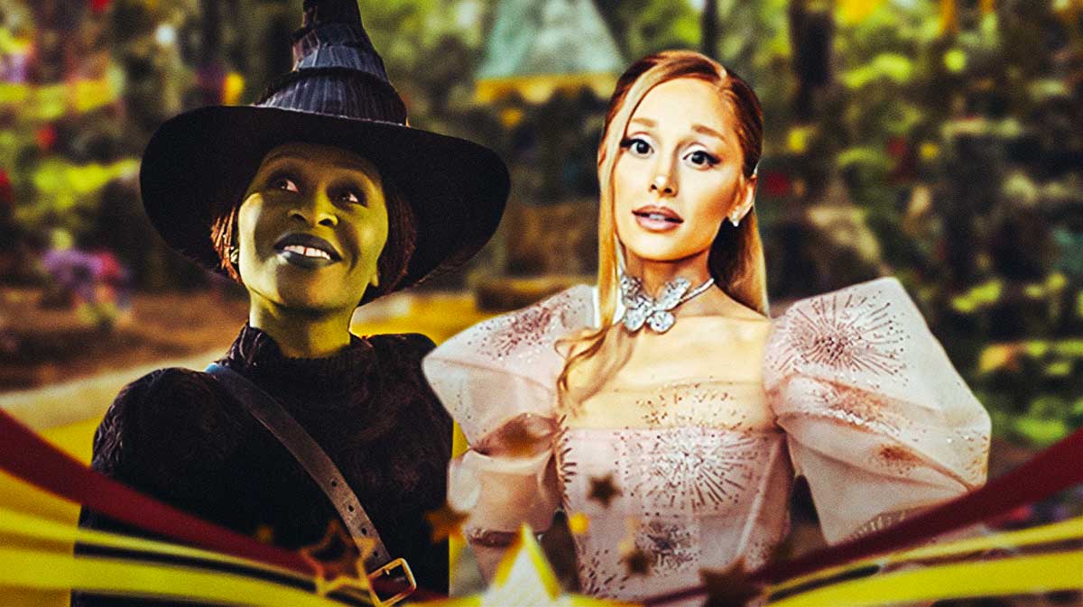 Wicked stars Cynthia Erivo and Ariana Grande, who sing Defying Gravity in the ending.