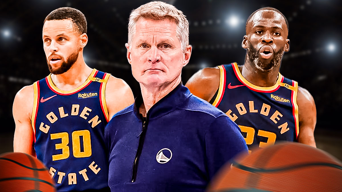 Draymond Green, Stephen Curry, and Steve Kerr.
