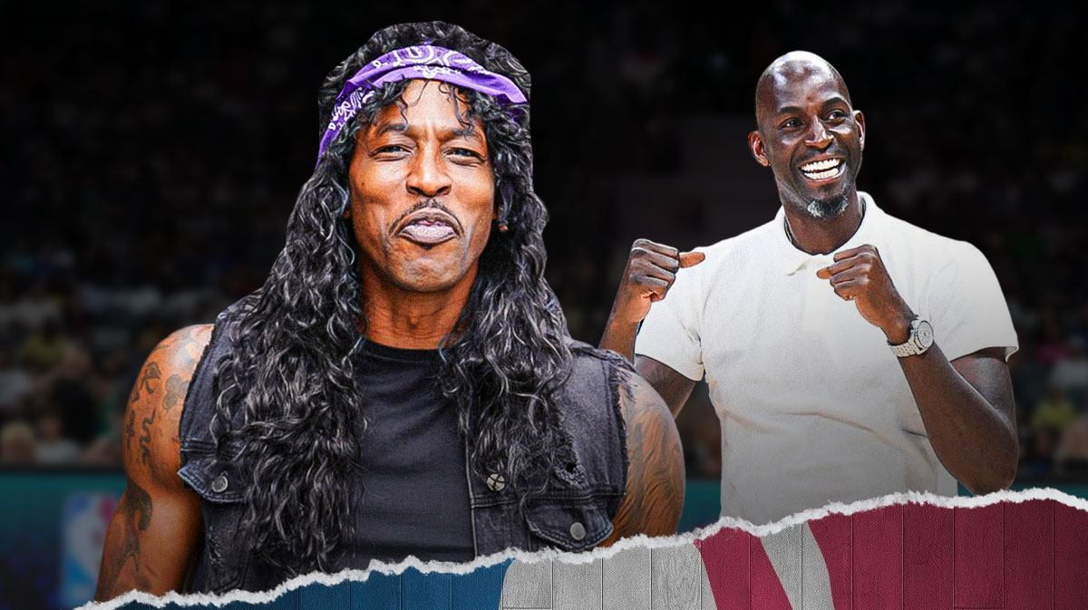 Dwight Howard and Kevin Garnett
