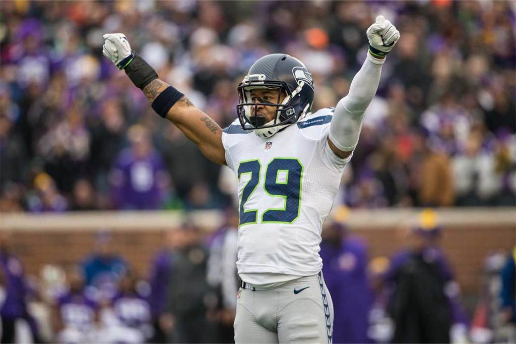 Seattle Seahawks safety Earl Thomas (29) against the Minnesota Vikings at TCF Bank Stadium. The Seahawks defeated the Vikings 38-7.