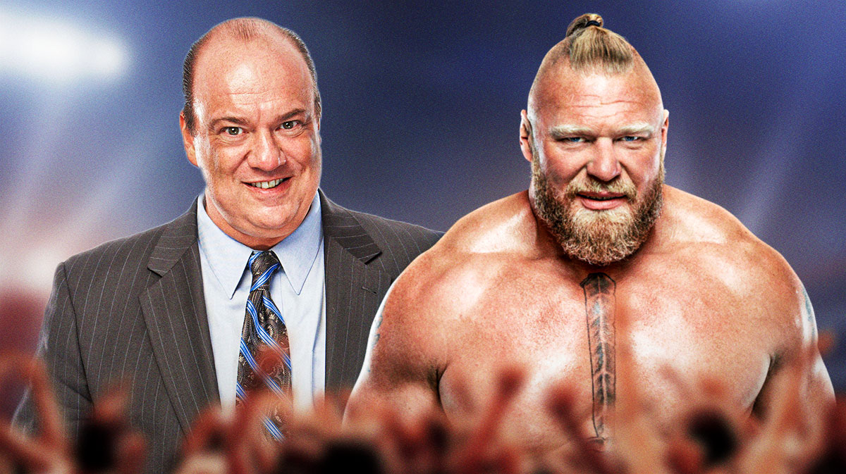 WWE Hall of Famer Paul Heyman and Brock Lesnar, who has not made his return to the company after the 2023 SummerSlam PLE.