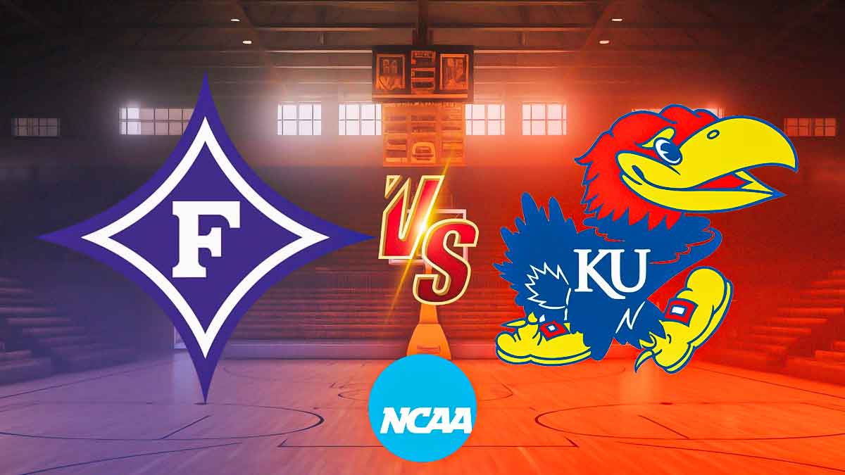 Furman Kansas prediction, college basketball odds