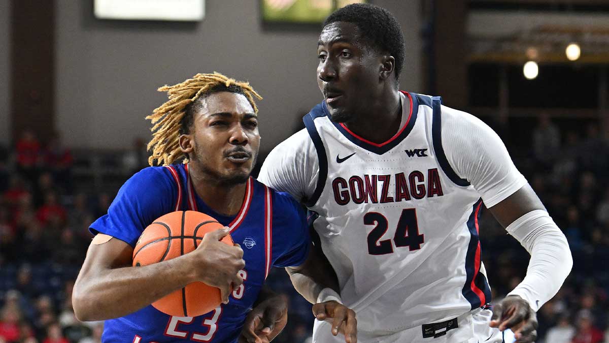 Ismaila Diagne of the Gonzaga basketball team.