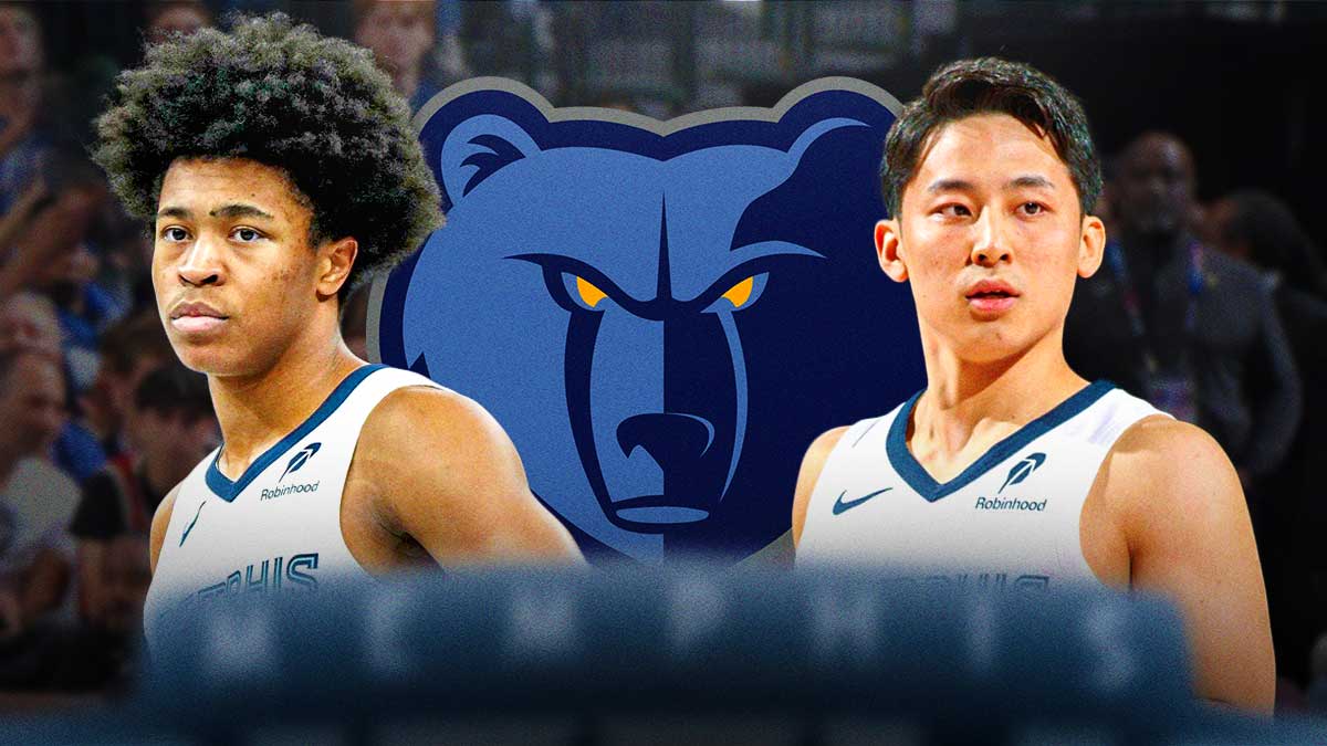 Jaylen Wells, Yuki Kawamura, Grizzlies logo