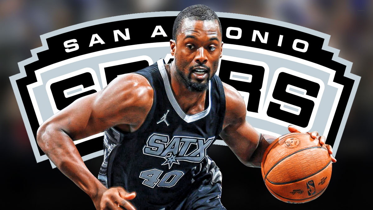 Harrison Barnes image, Spurs logo