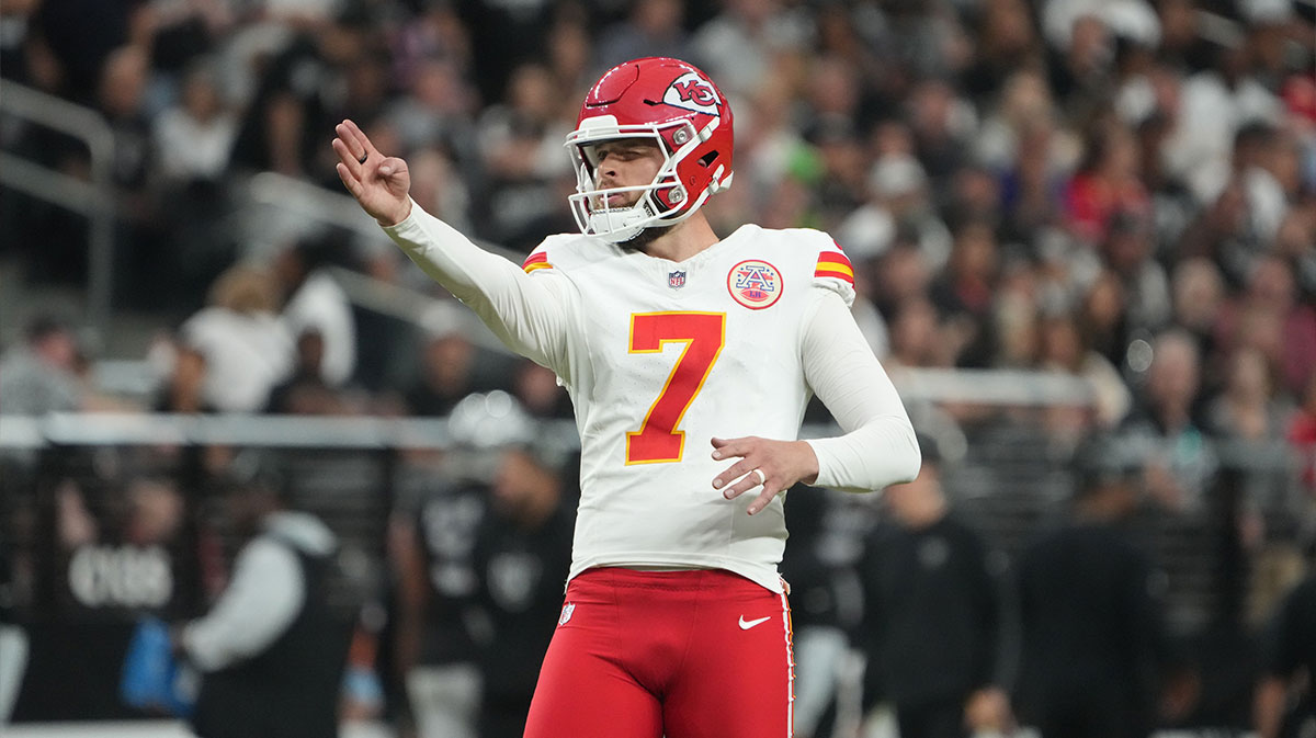 Chiefs kicker Harrison Butker's immediate reaction after undergoing knee surgery