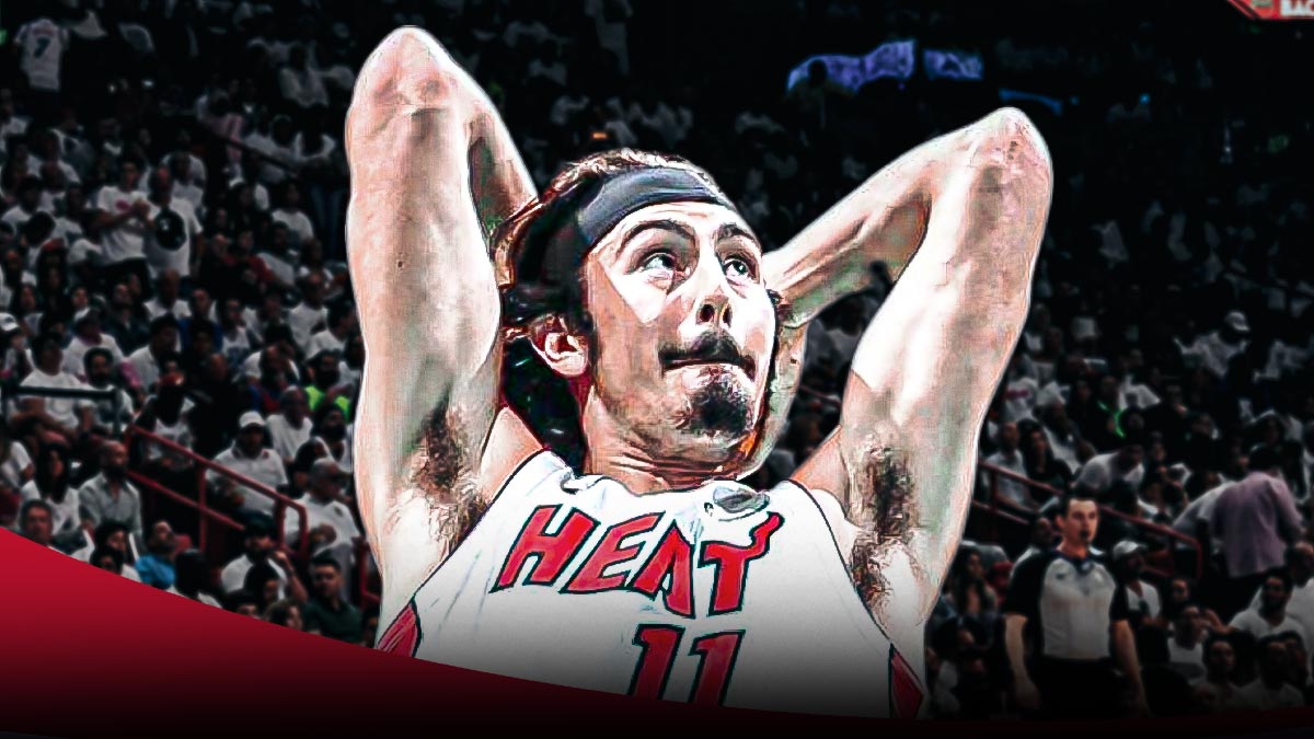 Miami Heat player Jaime Jaquez with the Heat arena in the background, injury