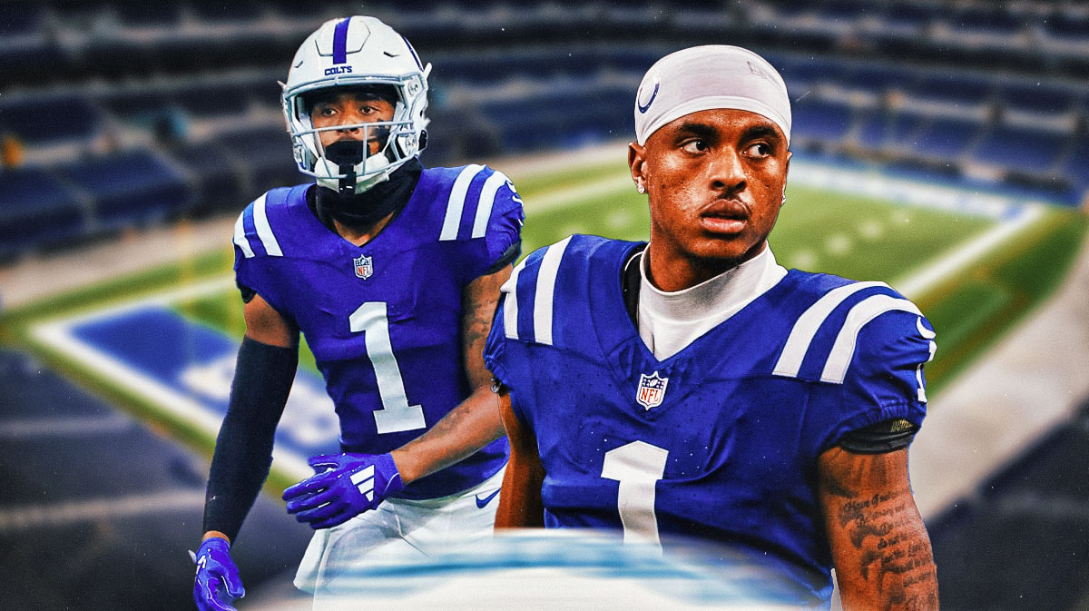 Josh Downs in Colts uniform.