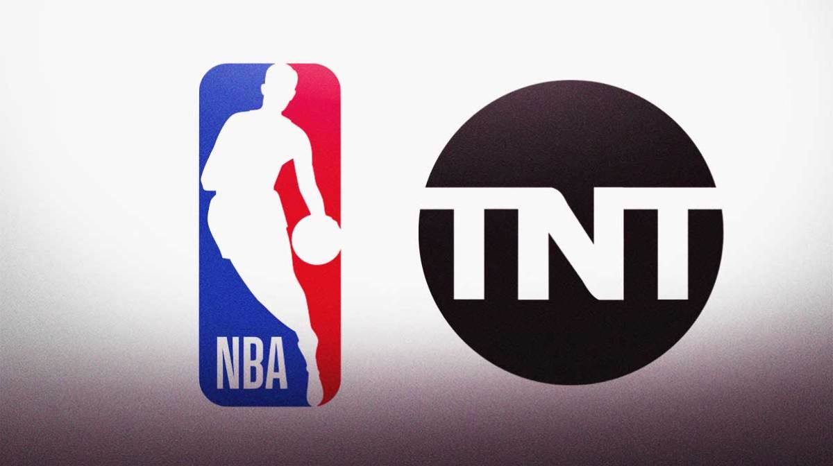 Inside the NBA logo next to TNT Sports, Warner Bros. Discovery logo